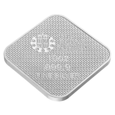 Great Britain Queen's Beasts Completer Silver BU Bar 10 oz (311 gram)