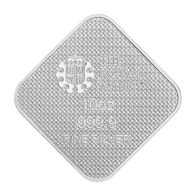 Great Britain Queen's Beasts Completer Silver BU Bar 10 oz (311 gram)