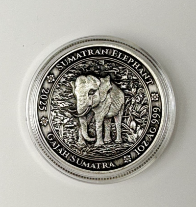 2025 Bullionspot Gajah Sumatra 1 oz