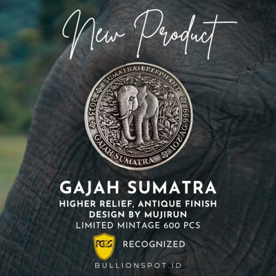 2025 Bullionspot Gajah Sumatra 1 oz