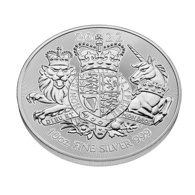 2022 The Royal Arms Silver Bullion Coin 10 oz (311 gram)