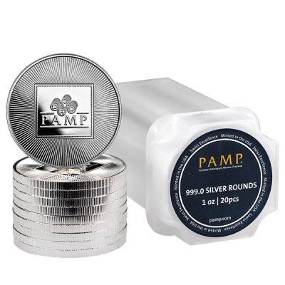 PAMP Silver Minted Round 1oz