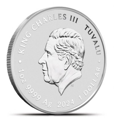 2024 Teenage Mutant Ninja Turtles 40th Anniversary 1oz Silver Coloured Perth Mint Coin in Card