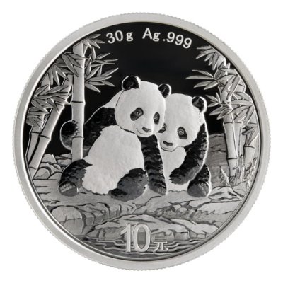 2026 China Panda Silver 30 Gram (in Capsule)