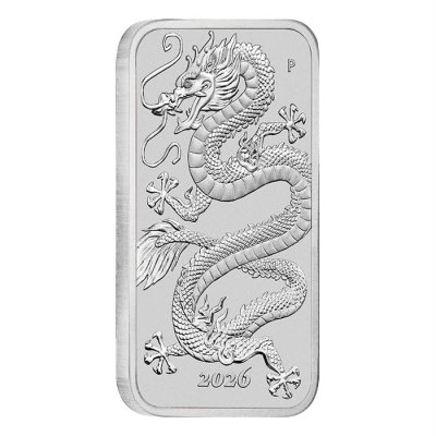2026 1 oz Australia Dragon Rectangular (in Capsule)