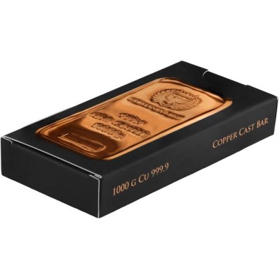 Germania Mint 9999 Copper Cast Bar 1 Kg