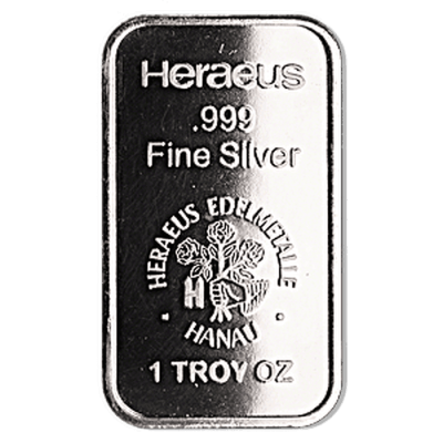 Heraeus 1 oz (31.1 gr) Non Card