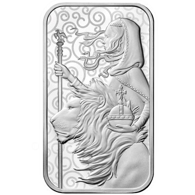2023 Royal Mint Una & the Lion Silver Bar 1 oz (in Capsule)