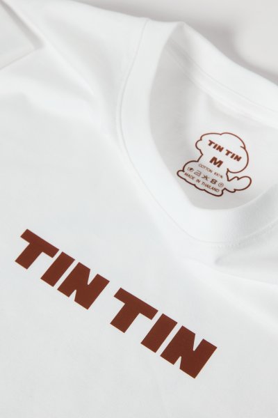 TINTIN EVOLVED WHITE T-SHIRT