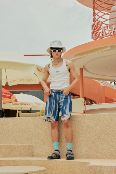 WHITE CLASSIC Men Tank TOP