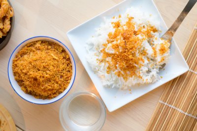 กุ้งกรอบโรยข้าว รสดั้งเดิม "เปรม" Crispy Shrimp toppings 香脆虾头