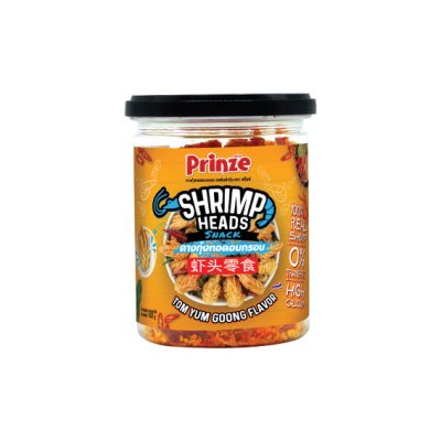 Prinze ขนมคางกุ้งอบกรอบ รสต้มยำกุ้ง (Tom Yum Goong - 泰式酸辣口味) 100 g