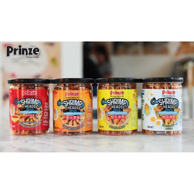 Prinze ขนมคางกุ้งอบกรอบ รสซอสพริกศรีราชา (Sriracha chili sauce, 是拉差酱) 100 g