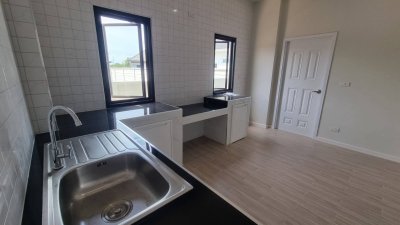 บ้านเดี่ยวชั้นเดียว เนื้อที่ 75.5ตร.วา ต.หลุมดิน อ.เมืองราชบุรี จ.ราชบุรี