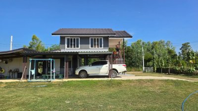 บ้านยกพื้น เนื้อที่ 1ไร่ 1งาน พร้อมโอน 2.5ล้าน