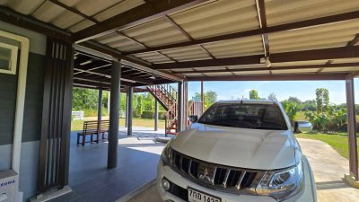 บ้านยกพื้น เนื้อที่ 1ไร่ 1งาน พร้อมโอน 2.5ล้าน