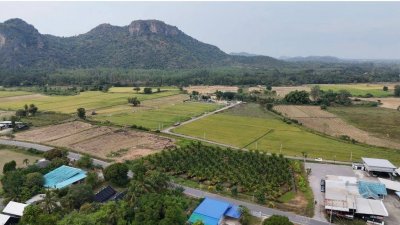 4 ไร่ 3 งาน 49 ตร.วา วิวเขา ทำเกษตรได้ มีคลองส่งน้ำ