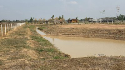 ที่ดิน 2 ไร่ ขุดสระ ขุดคลองไส้ไก่ ปรับถมเรียบร้อย