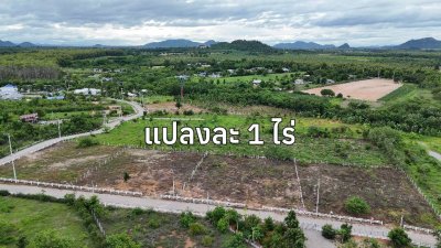 ที่ดินใกล้ถนนทางหลวง 1 ไร่ ใกล้ร้านค้ามินิมาร์ท ใกล้รพ.
