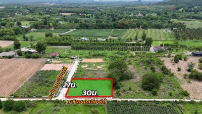 ที่ดิน 210 ตร.วา ติดถนน 2 ด้าน ที่ดินโฉนด รูปแปลงสวย ที่ดิน 210 ตร.วา ติดถนน 2 ด้าน ที่ดินโฉนด รูปแปลงสวย