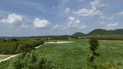 ที่ดินวิวเขา หน้ากว้างถนนสาธารณะ 2 ด้าน 17 ไร่ 2 งาน