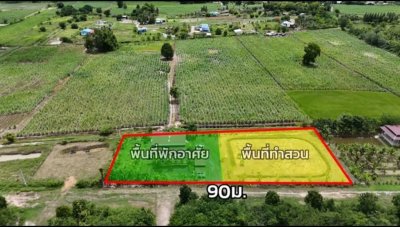 บ้านริมคลอง 2ไร่ ต.เขาขลุง อ.บ้านโป่ง จ.ราชบุรี