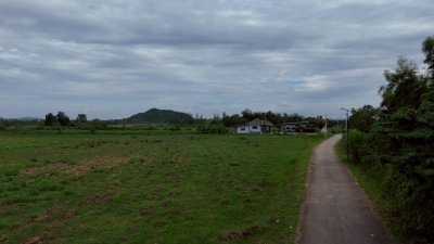 เนื้อที่ 17 ไร่ 3 งาน ไร่ละ 230,000 บาท ติดถนนคอนกรีต