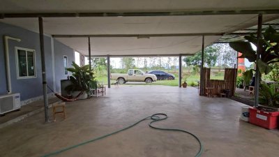 บ้านสวนเกษตรบนพื้นที่ 8 ไร่ 1 งาน อ.จอมบึง จ.ราชบุรี