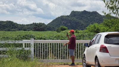 ที่ดินติดถนนทางหลวง 4036 ทำเลดี เหมาะการค้าขาย ทำธุรกิจ