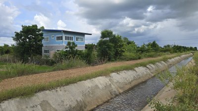 บ้านริมคลองชลประทาน 2 ไร่กว่า ต.อ่างหิน อ.ปากท่อ จ.ราชบุรี บ้านริมคลองชลประทาน 2 ไร่กว่า ต.อ่างหิน อ.ปากท่อ จ.ราชบุรี