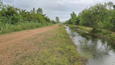 ที่ดินริมคลองชลประทาน 7 ไร่ครึ่ง ขายไร่ละ 250,000 บาท ขายถูกไม่เอามาก ที่ดินริมคลองชลประทาน 7 ไร่ครึ่ง ขายไร่ละ 250,000 บาท ขายถูกไม่เอามาก