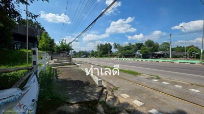 ที่ดินสวนผึ้งทำเลติดถนน ใกล้รพ.สวนผึ้ง และตลาดป่าหวาย 28 ไร่