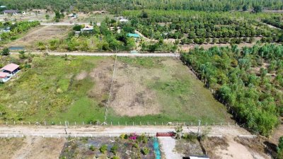 ที่ดินใกล้ถนนหลัก ติดถนน 2ด้าน เนื้อที่ 2 ไร่ 1 งาน