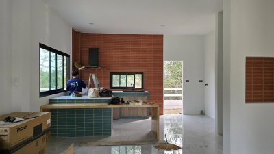 บ้าน 150 ตร.วา 2 ห้องนอน 1 ห้องน้ำ มีลีฟวิ่งรูมและส่วนครัวทันสมัย