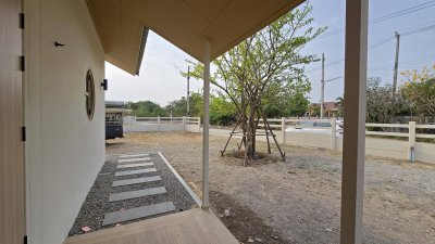 บ้าน 150 ตร.วา 2 ห้องนอน 1 ห้องน้ำ มีลีฟวิ่งรูมและส่วนครัวทันสมัย