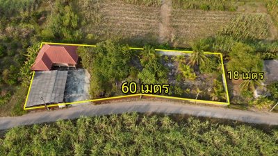 โฉนดครุฑแดงพร้อมโอน เนื้อที่ 2 งาน 64 ตารางวา ราคา 1,500,000 บาท