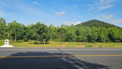 ที่ดิน ติดถนนทางหลวง 3207 หน้ากว้าง 300 ม. ที่ดินถมแล้ว