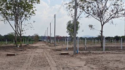 ที่ดินแบ่งขาย โครงการติดถนน 4 เลน ต.จอมบึง อ.จอมบึง จ.ราชบุรี