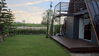 บ้านพร้อมที่ดินโฉนดวิวเขา พร้อมเฟอร์นิเจอร์ และพื้นที่สวนพักผ่อนชมวิว