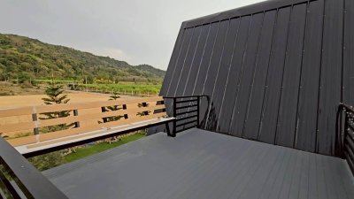 บ้านพร้อมที่ดินโฉนดวิวเขา พร้อมเฟอร์นิเจอร์ และพื้นที่สวนพักผ่อนชมวิว