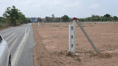 ที่ดินแบ่งขาย โครงการติดถนน 4 เลน ต.จอมบึง อ.จอมบึง จ.ราชบุรี