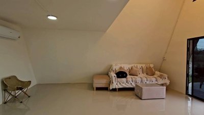 บ้านพร้อมที่ดินโฉนดวิวเขา พร้อมเฟอร์นิเจอร์ และพื้นที่สวนพักผ่อนชมวิว