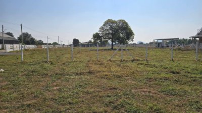 ที่ดินไม่เคยมีประวัติน้ำท่วม ใกล้รพ. ถนนคอนกรีต ต.จอมบึง อ.จอมบึง จ.ราชบุรี