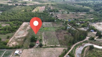 ที่ดินโฉนดพร้อมสิ่งปลูกสร้าง 2 ห้องนอน 1 ห้องน้ำ มีแหล่งน้ำการเกษตร