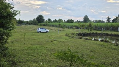 ที่ดินติดห้วย วิวเขา อยู่ในเขตชุมชนหมู่บ้าน มีสระน้ำออก1ลูก ทำเกษตรได้