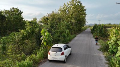 ที่ดินติดถนนลาดยาง 1 ไร่ 550,000.- อ.ด่านมะขามเตี้ย จ.กาญจนบุรี
