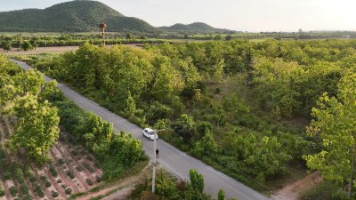 ที่ดินติดถนนลาดยาง 1 ไร่ 550,000.- อ.ด่านมะขามเตี้ย จ.กาญจนบุรี
