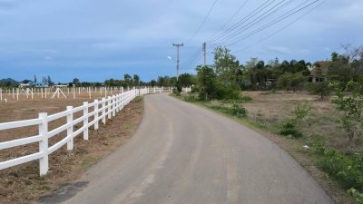 ที่ดินติดถนนหลัก จอมบึง-ป่าหวาย ฝั่งขาเข้าสวนผึ้ง