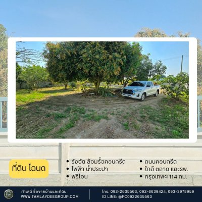 สวนมะม่วง 200 ตร.วา รั้วคอนกรีตสำเร็จรูป