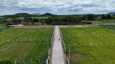 ที่ดินติดถนนทางหลวง ทำเลค้าขาย ที่อยู่อาศัย อ.โพธาราม จ.ราชบุรี
